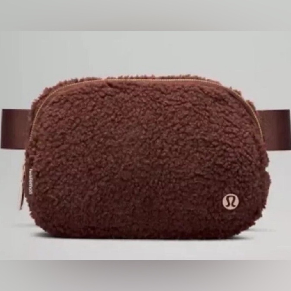 NWT Lululemon Everywhere Fleece Belt Bag 1L Brown Earth Gold in Original Plastic